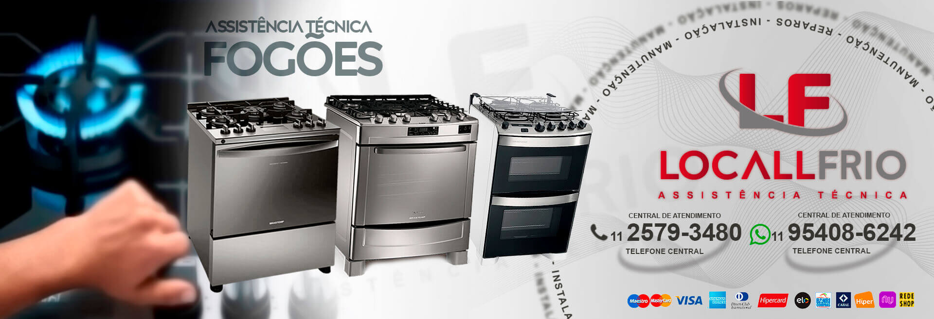 Assistência técnica especializada em fogão Brastemp